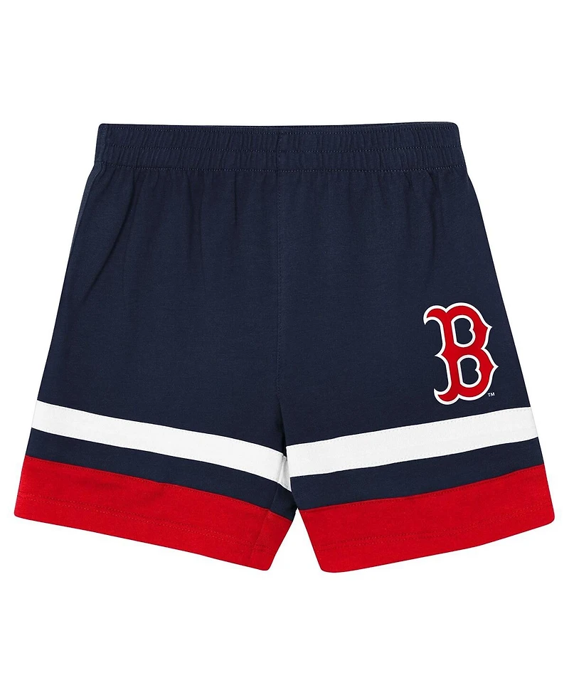 Outerstuff Toddler 2-Piece Navy Boston Red Sox Ground Ball T-Shirt and Shorts Set