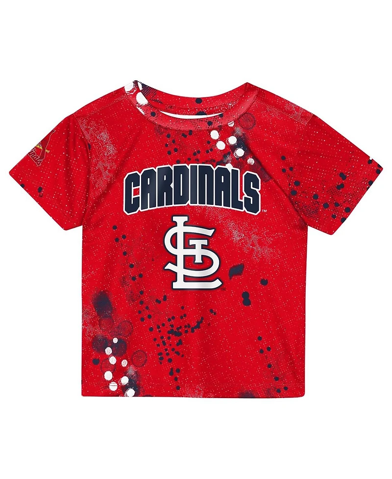 Outerstuff Toddler 2-Piece Red St. Louis Cardinals Pinch Hitter T-Shirt and Shorts Set