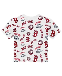 Outerstuff Toddler White Boston Red Sox Run Down T-Shirt