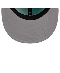 New Era Men's Turquoise/Charcoal Houston Astros Two-Tone Color Pack 59FIFTY Fitted Hat