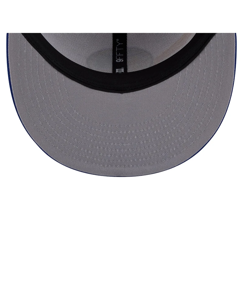 New Era Big Boys and Girls White/Royal Golden State Warriors Swept 9FIFTY Snapback Hat