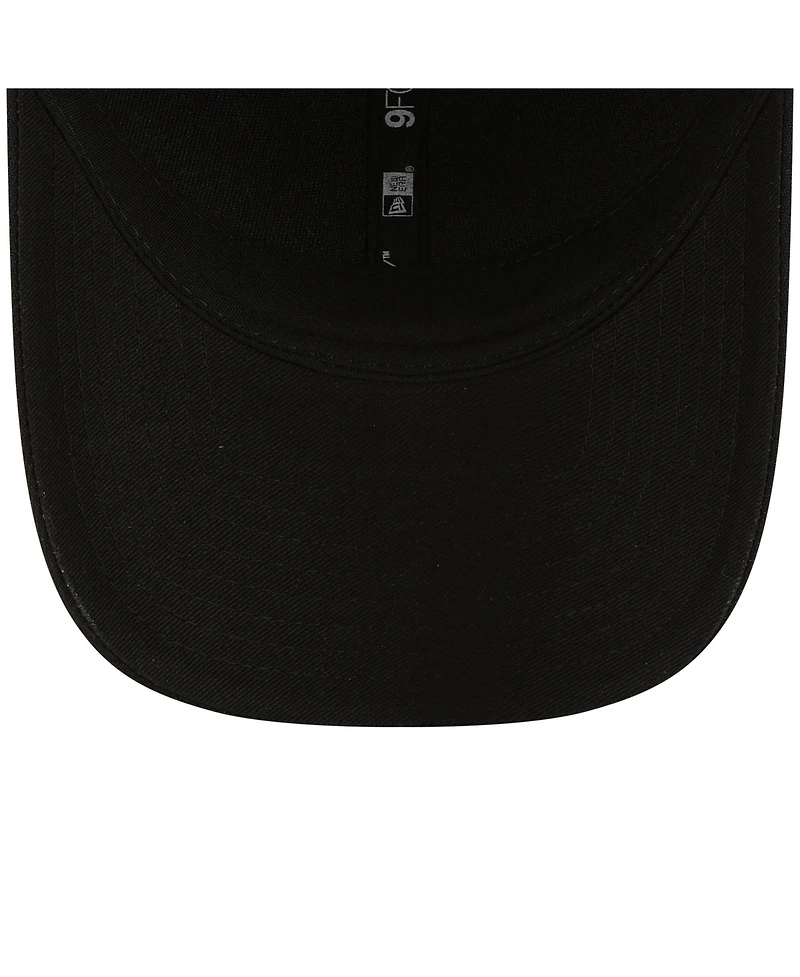 New Era Men's Black Florida Marlins Player Replica 9FORTY M-Crown Adjustable Hat