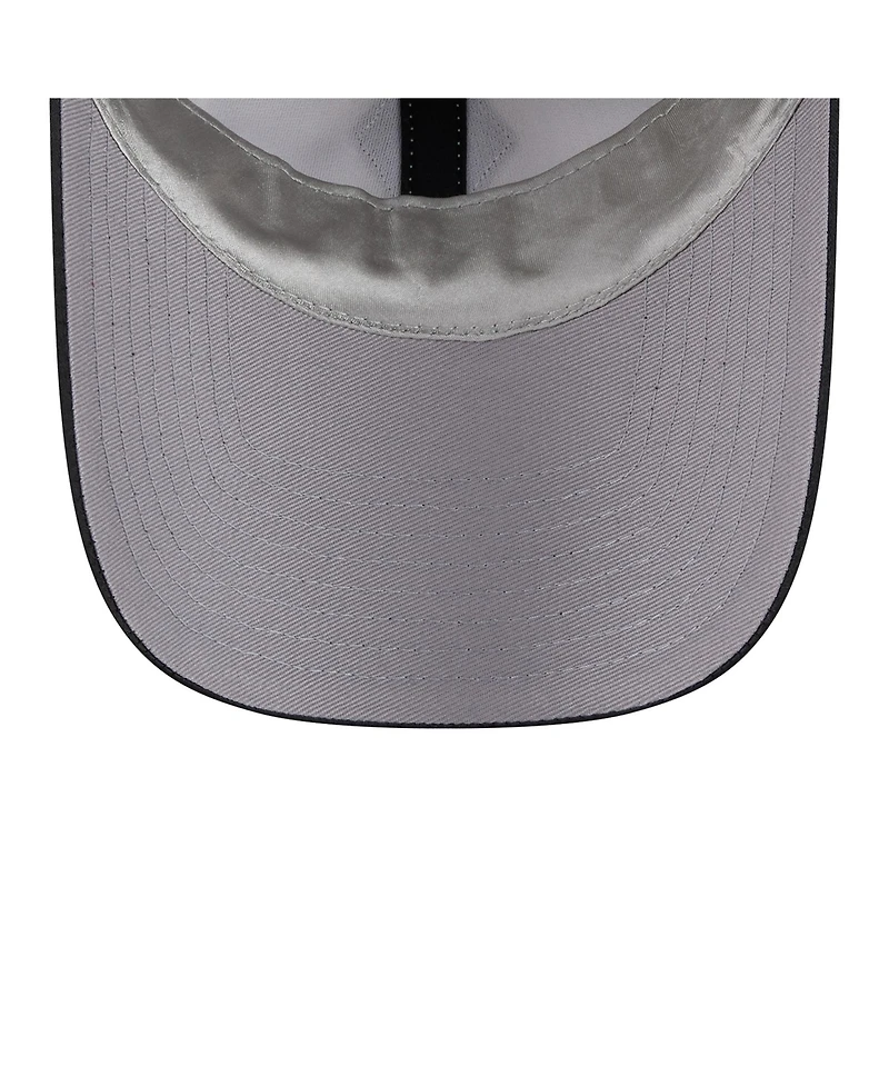 New Era Men's and Women's Silver/Black Las Vegas Aces 2026 Wnba Draft Satin Crystals Casual Classic Adjustable Hat