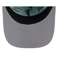 New Era Men's and Women's Turquoise/Black New York Liberty 2026 Wnba Draft Satin A-Frame 9FORTY Adjustable Hat