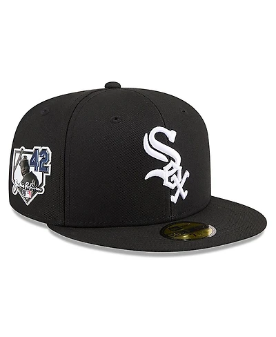 New Era Men's Black Chicago White Sox 2026 Jackie Robinson Day 59FIFTY Fitted Hat