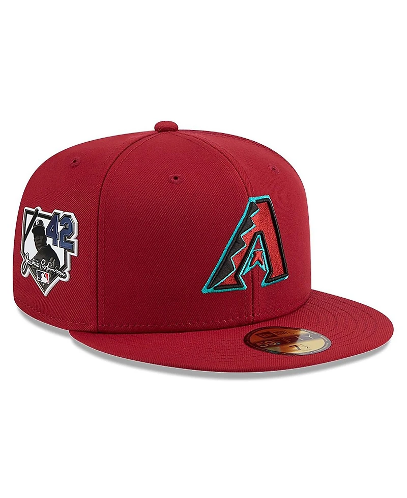 New Era Men's Red Arizona Diamondbacks 2026 Jackie Robinson Day 59FIFTY Fitted Hat
