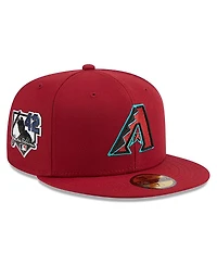 New Era Men's Red Arizona Diamondbacks 2026 Jackie Robinson Day 59FIFTY Fitted Hat