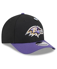 New Era Men's Black/Purple Baltimore Ravens 2026 Nfl Draft 9FORTY M-Crown Adjustable Hat