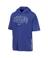 Nike Big Boys and Girls Royal Chicago Cubs Dri-fit Hooded T-Shirt