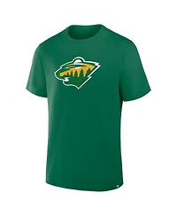 Fanatics Men's Kelly Green Minnesota Wild Elevated Essential T-Shirt