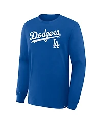 Fanatics Men's Royal Los Angeles Dodgers Lock-Up Legacy Long Sleeve T-Shirt