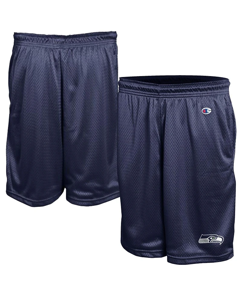 Champion Men's College Navy Seattle Seahawks Classic Mesh Shorts