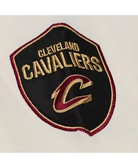 Mitchell & Ness Men's Cream Cleveland Cavaliers Hardwood Classics Chainstitch Premium T-Shirt