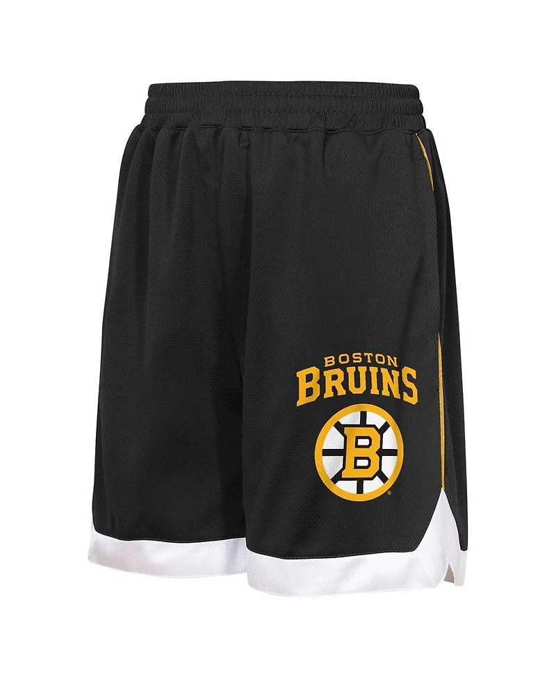 Outerstuff Big Boys and Girls Black Boston Bruins All Star Shorts