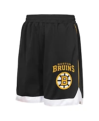 Outerstuff Big Boys and Girls Black Boston Bruins All Star Shorts