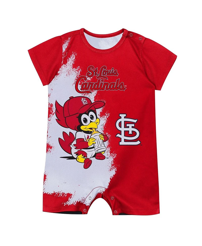 Outerstuff Baby Boys and Girls Red St. Louis Cardinals Mascot Bodysuit