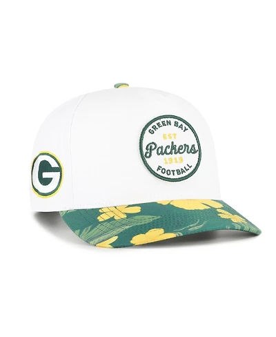 '47 Brand Men's White/Green Bay Packers Beach Side Hitch Adjustable Hat