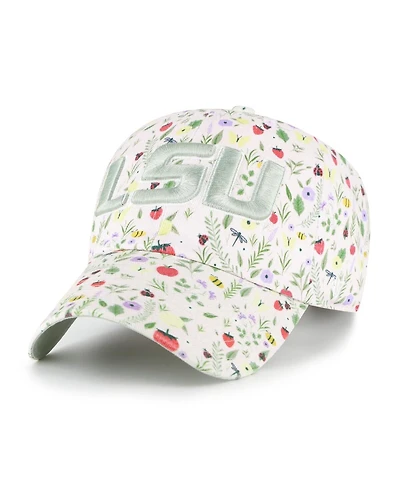 '47 Brand Women's Natural Lsu Tigers Posey Clean Up Adjustable Hat