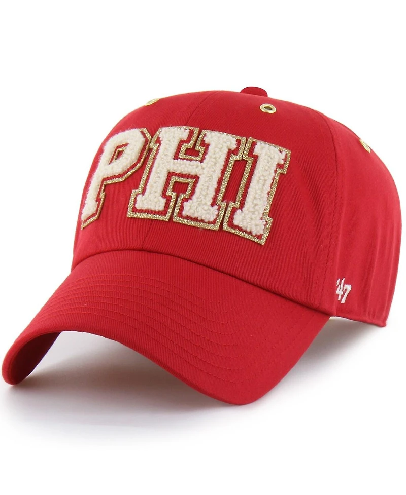 Stoney Clover Lane X '47 Brand Men's Red Philadelphia Phillies Acro Charm Clean Up Adjustable Hat