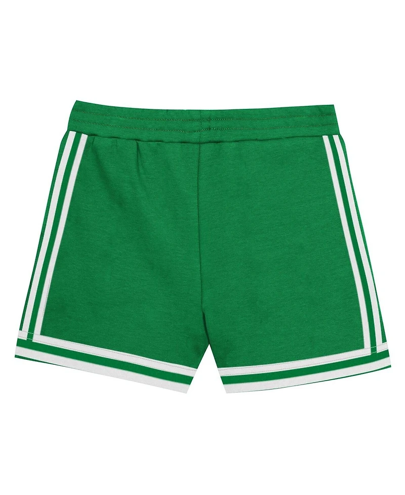 Mitchell & Ness Toddler 2-Piece Larry Bird Kelly Green Boston Celtics Play by Place T-Shirt and Shorts Set