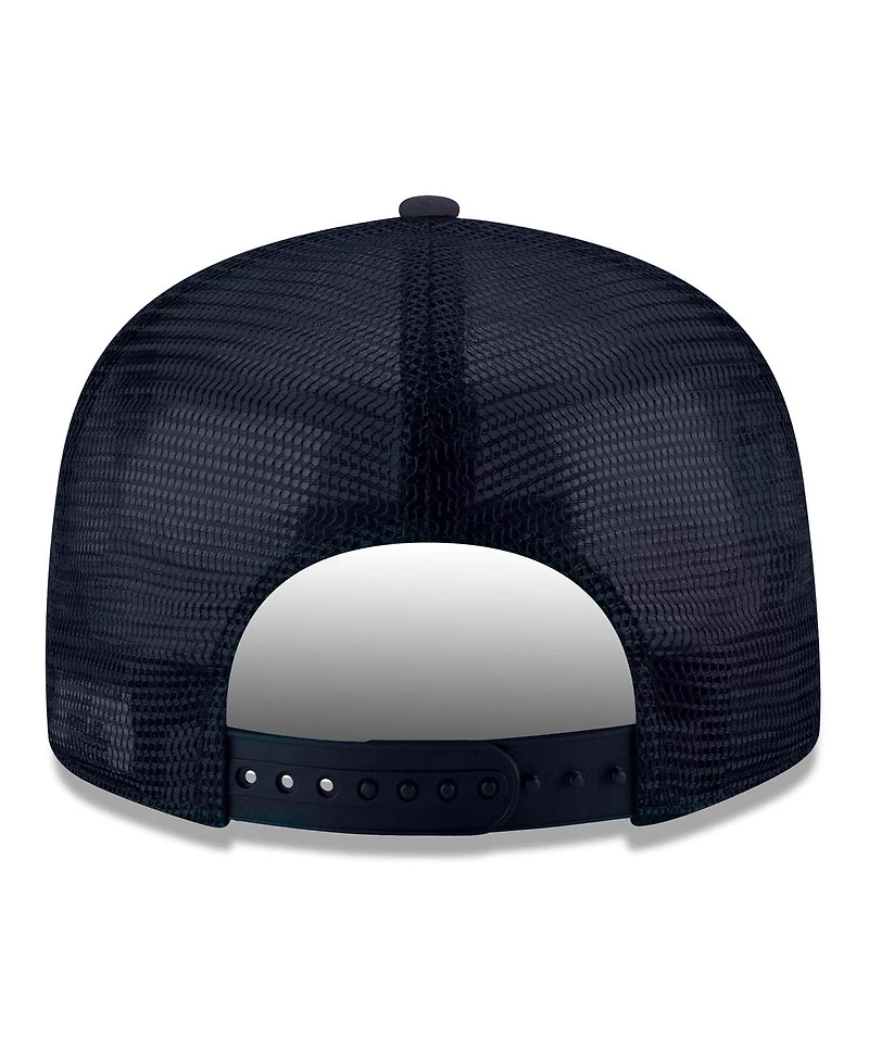 New Era Men's Navy Oklahoma City Thunder Core Logo Meshback 9FIFTY Snapback Hat