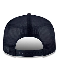 New Era Men's Navy Oklahoma City Thunder Core Logo Meshback 9FIFTY Snapback Hat