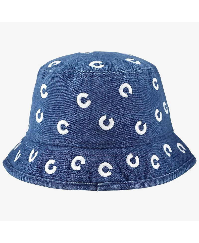 New Era Women's Chicago Cubs Denim Micro Bucket Hat