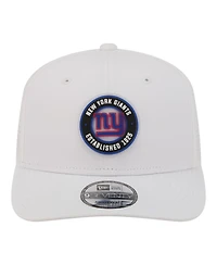 New Era Men's White New York Giants Coolera 9SEVENTY Adjustable Hat