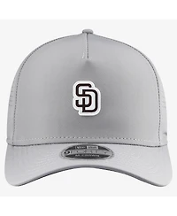 New Era Men's Gray San Diego Padres Micro Logo 9FORTY M-Crown A-Frame Adjustable Hat