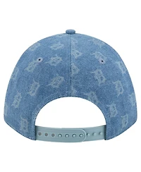 New Era Men's Denim Detroit Tigers A-Frame 9FORTY Adjustable Hat