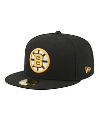 New Era Men's Black Boston Bruins Zamboni 59FIFTY Fitted Hat