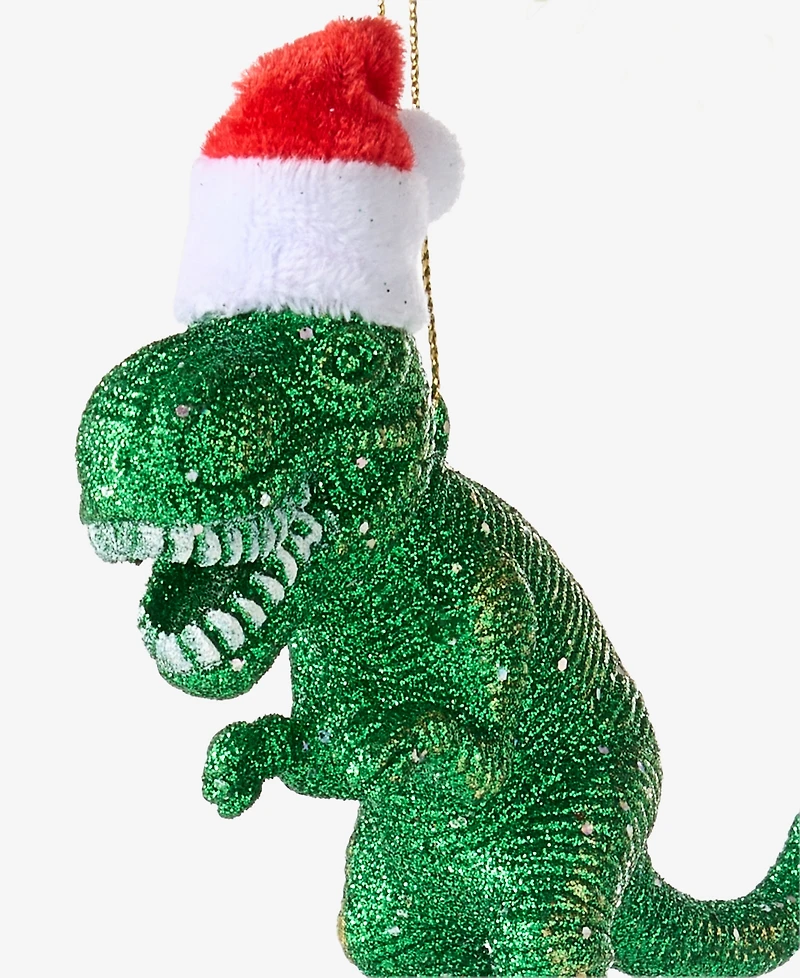 Holiday Lane All About You Dinosaur With Santa Hat Ornament, Exclusively at Macy's