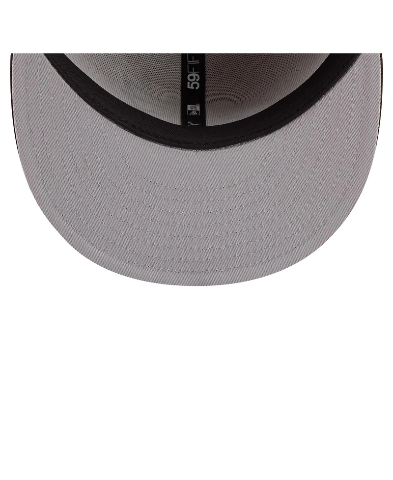 New Era Men's Light Brown/Dark Brown Philadelphia Eagles Two-Tone Walnut 59FIFTY Fitted Hat