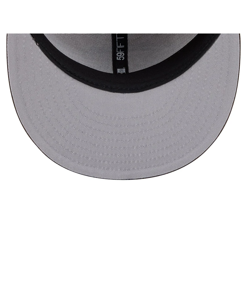 New Era Men's Light Brown/Dark Brown Baltimore Ravens Two-Tone Walnut 59FIFTY Fitted Hat