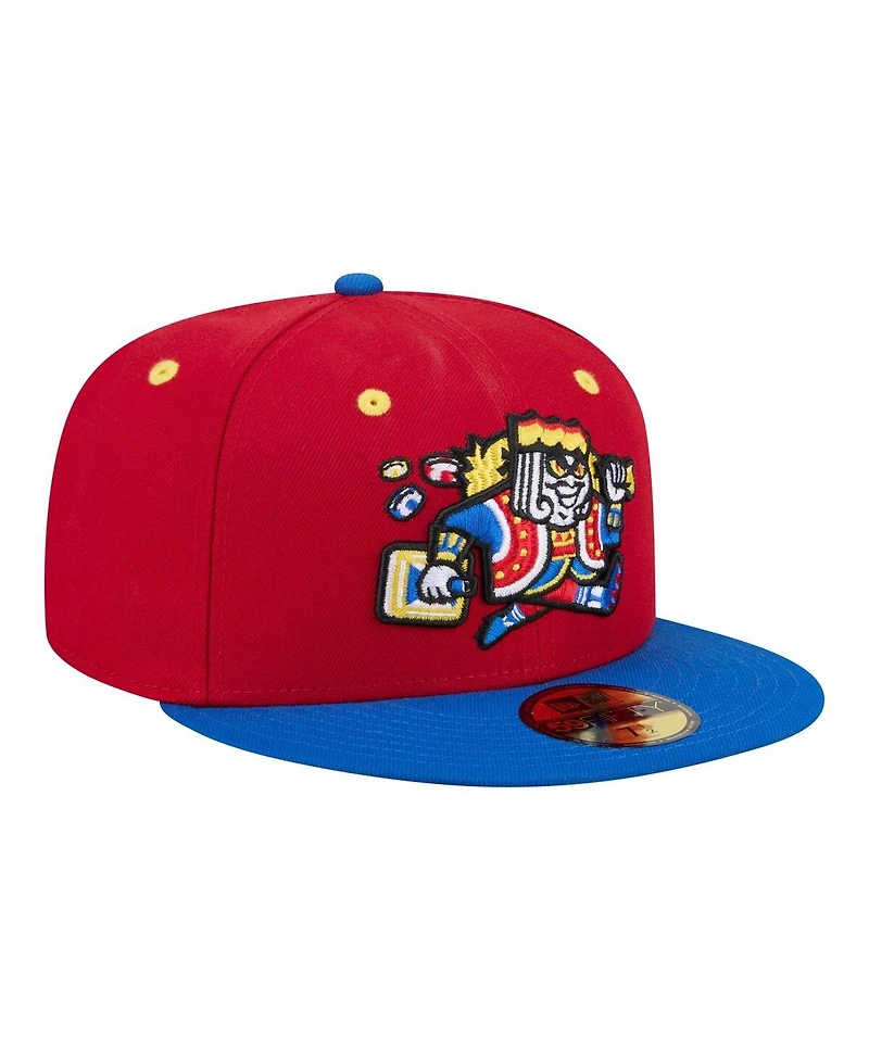 New Era Men's Red/Blue Las Vegas Aviators Minor League Theme Nights 59FIFTY Fitted Hat