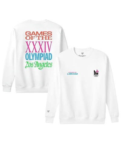 Fanatics Men's White LA28 Superbloom Collection Sweatshirt