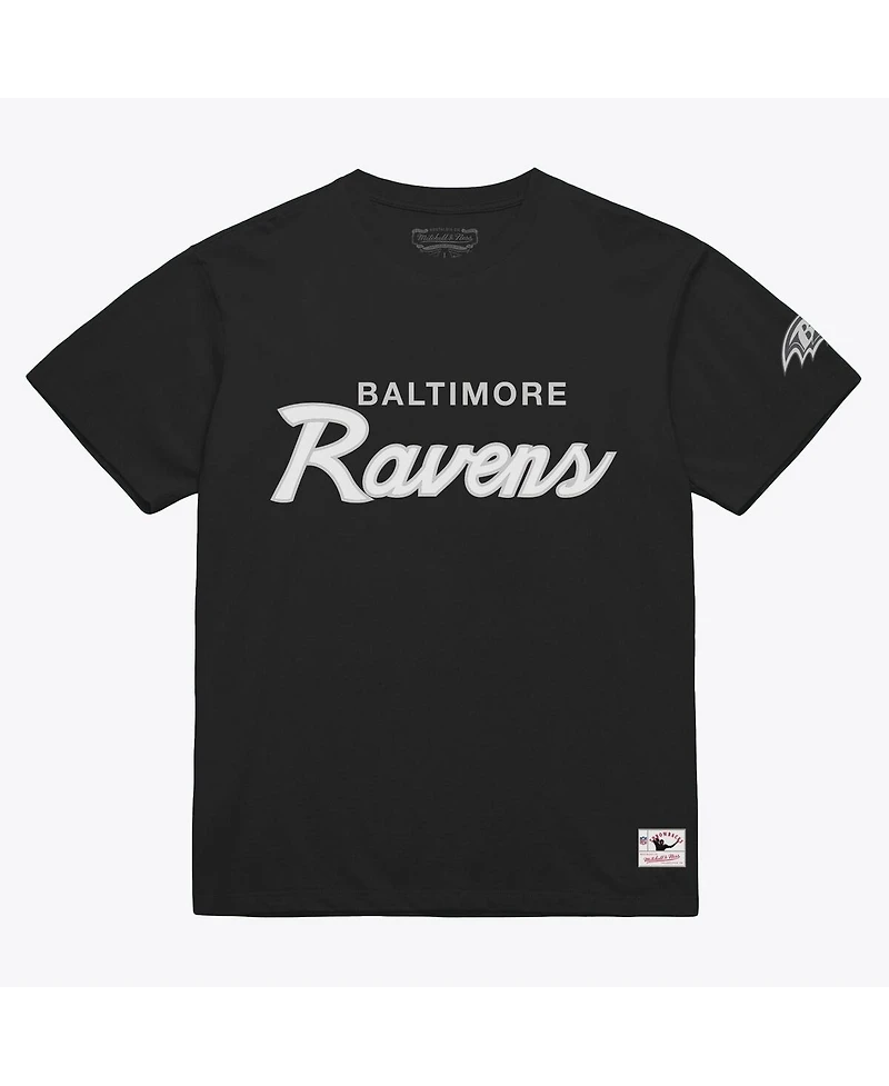 Mitchell & Ness Men's Black Baltimore Ravens Head Coach Classic T-Shirt