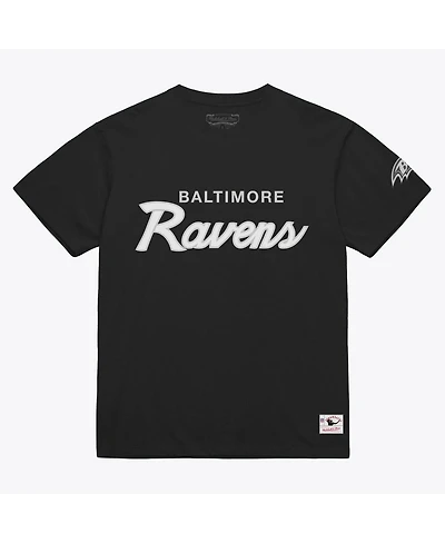 Mitchell & Ness Men's Black Baltimore Ravens Head Coach Classic T-Shirt