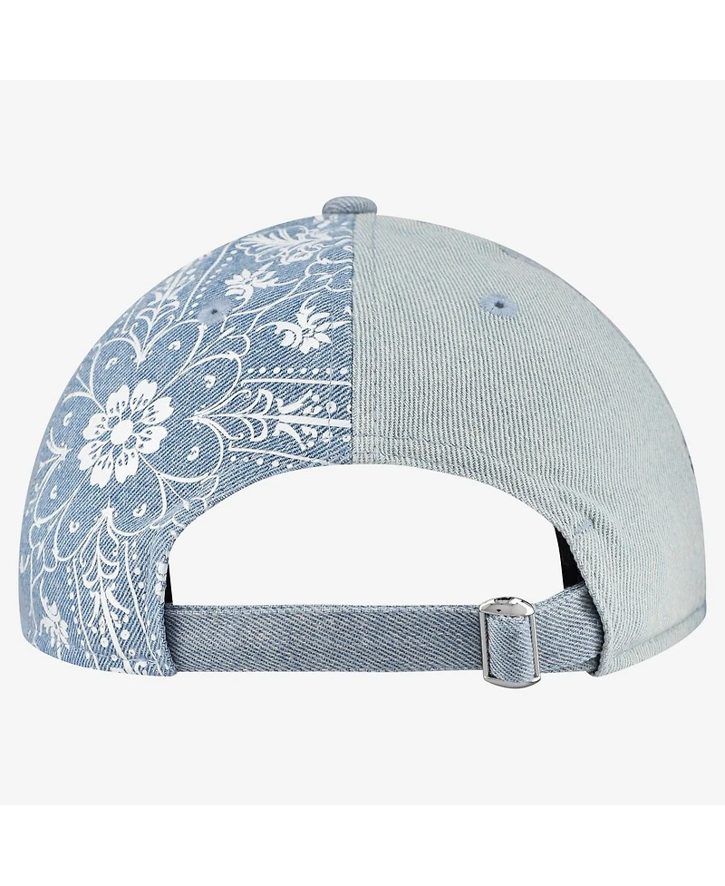 New Era Women's Detroit Tigers Denim Patchwork 9TWENTY Adjustable Hat