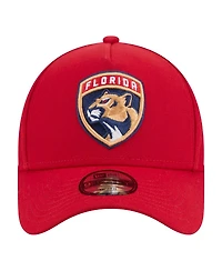 New Era Big Boys and Girls Red Florida Panthers 9FORTY A-Frame Adjustable Hat