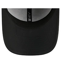 New Era Men's Black Utah Mammoth Logo 39THIRTY Flex Hat