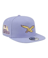 New Era Men's Lavender Philadelphia Eagles Bloom A-Frame 9FIFTY Snapback Hat