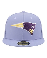 New Era Men's Light Purple England Patriots Lavender Bloom 59FIFTY Fitted Hat
