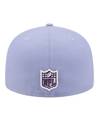New Era Men's Light Purple Detroit Lions Lavender Bloom 59FIFTY Fitted Hat