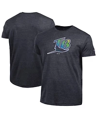Champion Men's Black Tampa Bay Rays Cooperstown Logo Tri-Blend T-Shirt