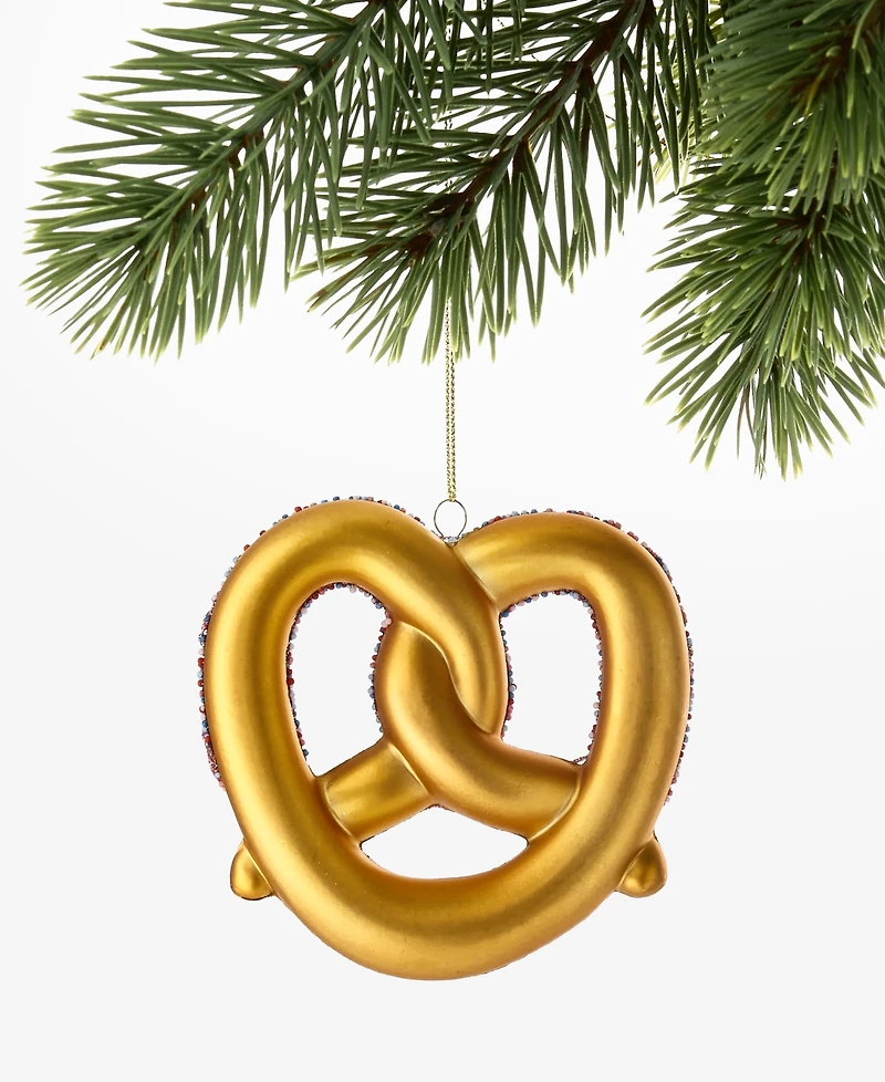 Holiday Lane Sweet Tooth Chocolate Covered Pretzel Ornament, Exclusively at Macy's