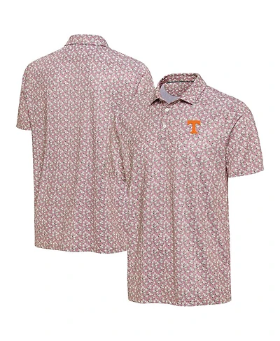 Antigua Men's Pink Tennessee Volunteers Desert Dry Dogwood Polo Shirt