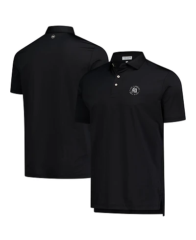 Peter Millar Men's Black Los Angeles Golf Club Tgl Performance Jersey Polo Shirt