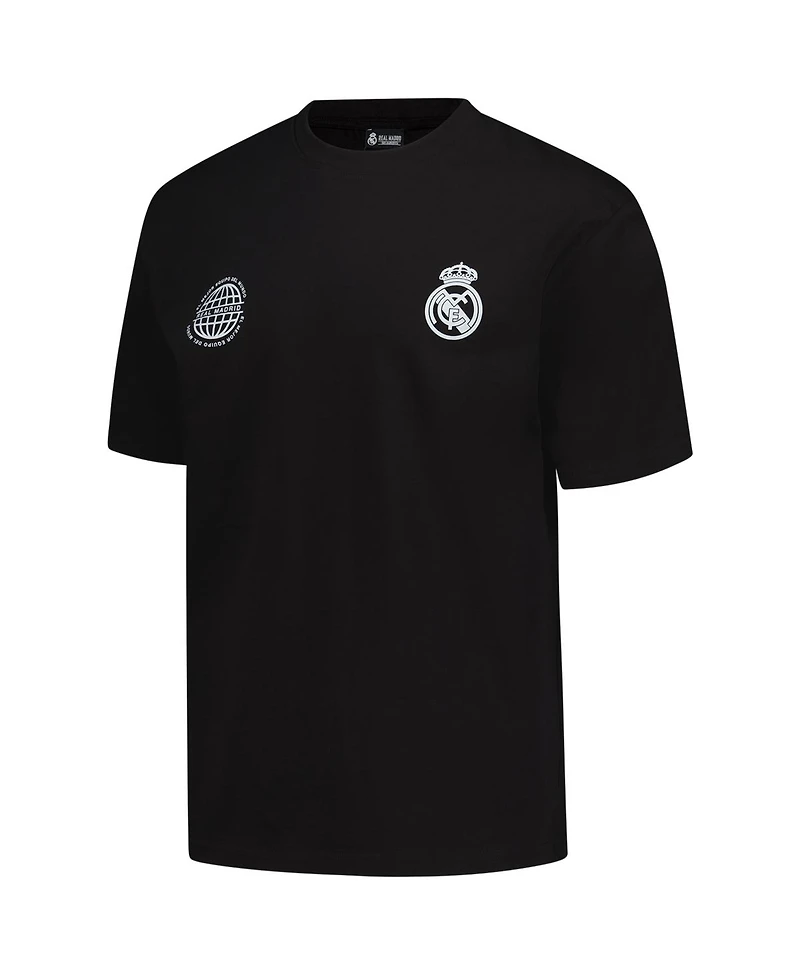 Peace Collective Men's and Women's Black Real Madrid European Champions Heavyweight T-Shirt