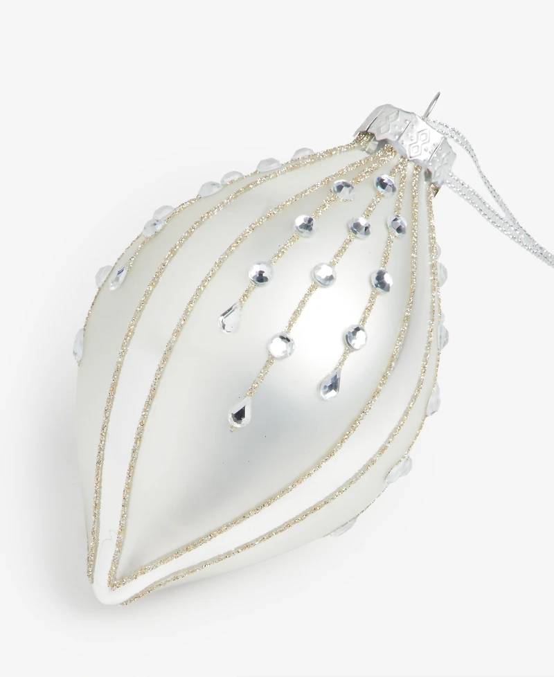 Holiday Lane Gilded Glamour Drop Ornament, Macy's Exclusive